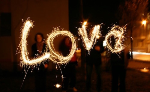 love-at-night-evening-mood-sparklers-lights