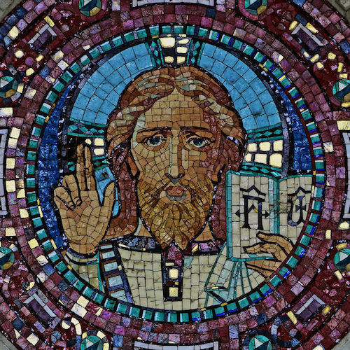mosaic jesus